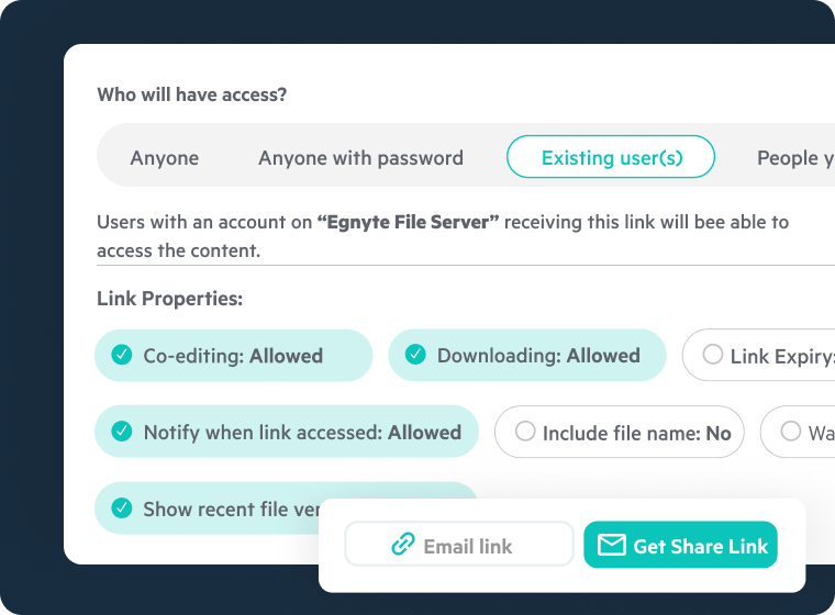 Secure Sharing and Co-Editing