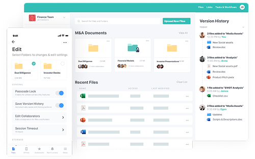 Controlling Sensitive Financial Information Dashboard