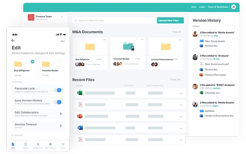 Controlling Sensitive Financial Information Dashboard
