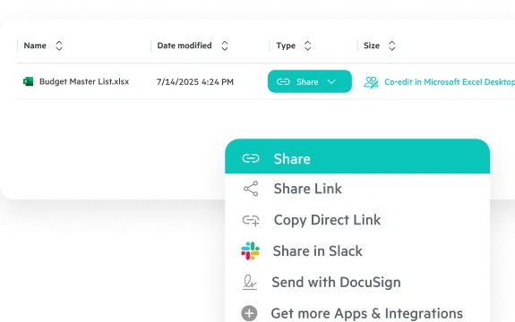 Secure File Sharing and Co-Editing