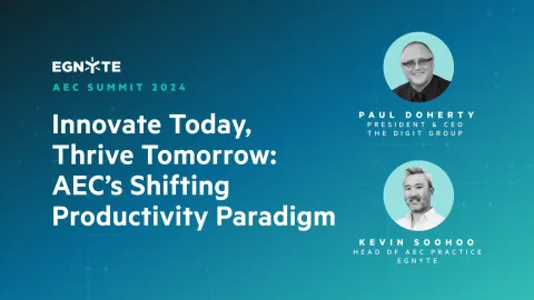 Innovate Today, Thrive Tomorrow: AEC’s Shifting Productivity Paradigm